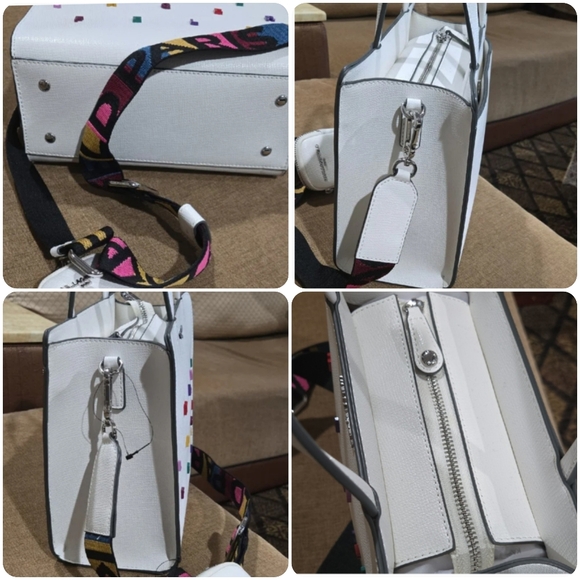 NWT Karl Lagerfeld Paris Maybelle Satchel Crossbody Bag - Picture 10 of 13